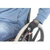 Globaleather Gel Pad Lite Wheelchair Gloves - Silver (Small) -