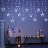 BLOOMWIN Light curtain star light chain curtain, USB 8 modes,