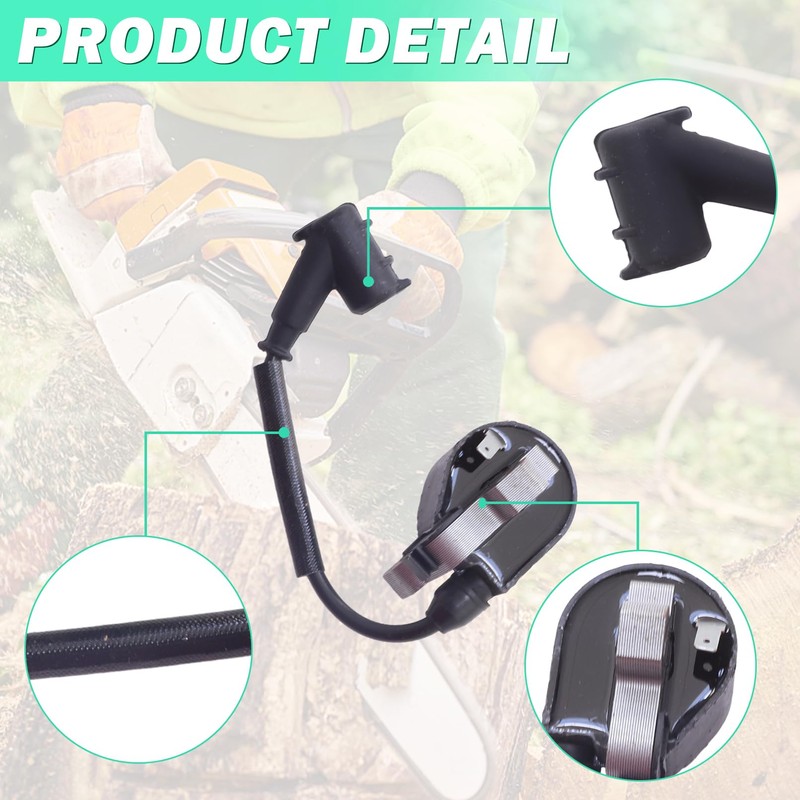 ADEFOL Ignition Coil with Spark Plug for STIHL 024 026