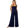 PinkBlush Navy Sleeveless Wide Leg Maternity Jumpsuit