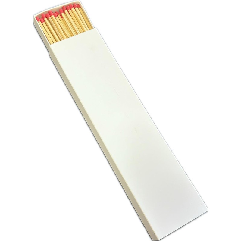 jameitop® 2 XL Packs of Matches Without Print/White Boxes for