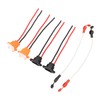 Electric Bike Charging Port Socket with Waterproof Cover Cable Connector