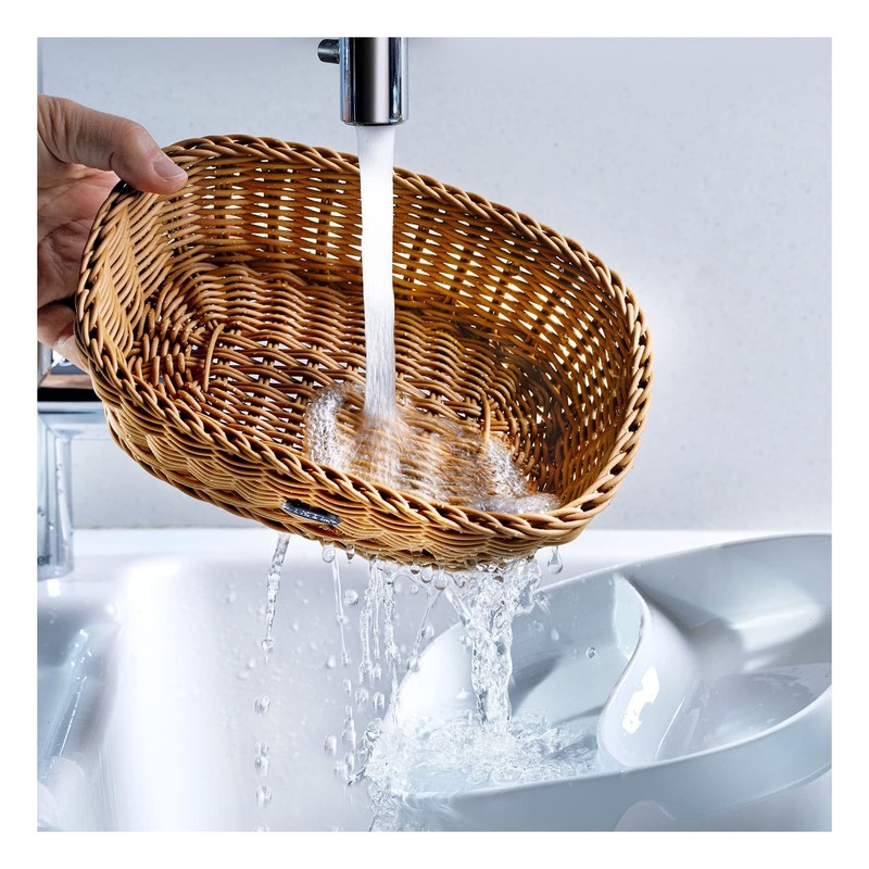Saleen Multi-Purpose Basket, Suitable for Gastronomy, Rectangular, Plastic Fibre, Dark