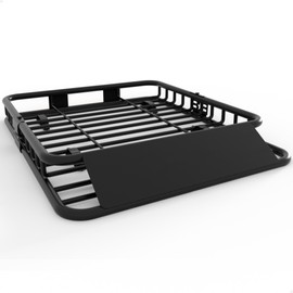 GarveeLife 46 in x 36 in Universal Roof Rack Carrier Basket, 200 LBS Capacity Rooftop Cargo Rack, Car Top Luggage Holder Basket Heavy Duty for SUVs, Trucks, Vehicles