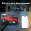 WS-630 Off-Road SUV Bluetooth Replica Speaker, Independent Roof LED Control