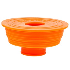 Uonlytech Drain Backflow Preventer Silicone Odor Proof Drainage Trap Sewer Pipe Sealer for Home Washing Machine Bathroom Insert Drain Plug (Orange)