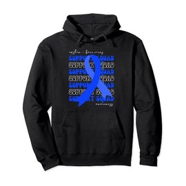 Support Squad Epstein-Barr Virus Awareness Ribbon Hope Pullover Hoodie