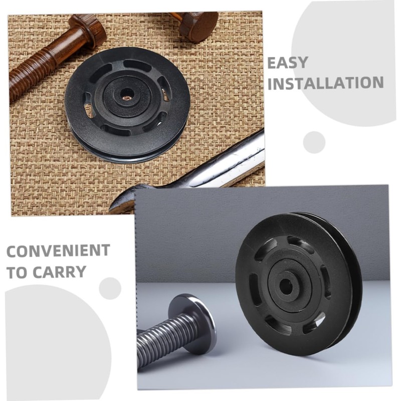 SUPVOX Gym Workout Wheel 6 Pcs Fitness Pulley Nylon Material