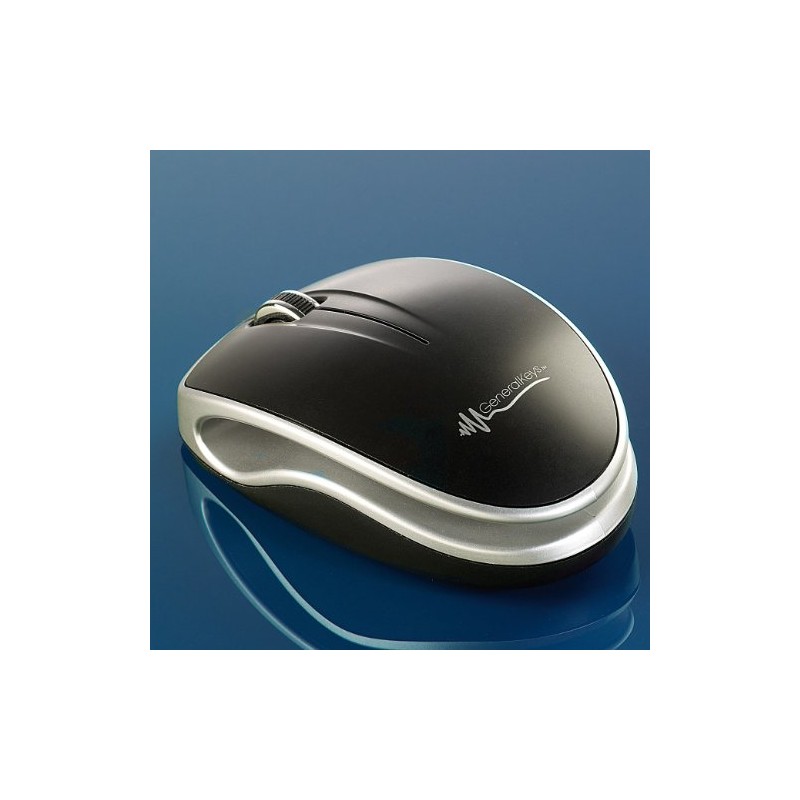 GeneralKeys Mini Maus: Optische Bluetrace Mini-Funkmaus 2.4 GHz mit Mini-Receiver