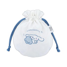 Flower Ring Drawstring Pouch (Sanrio Characters) Cinnamoroll LSR-P005-B