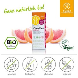 GSE GSE CitroPlus 1200 Forte - Grapefruitkern Extrakt, 50ml Grapefruit Tropfen in BIO-Qualit?t, 1200mg Flavonoide pro 100ml, 100% vegan und ohne Zusatzstoffe
