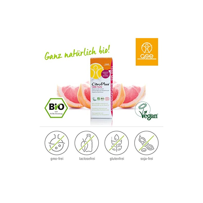 GSE GSE CitroPlus 1200 Forte - Grapefruitkern Extrakt, 50ml Grapefruit