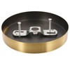 Canomo 6 Inch Antique Brass Ceiling Lighting Canopy Kit Ceiling