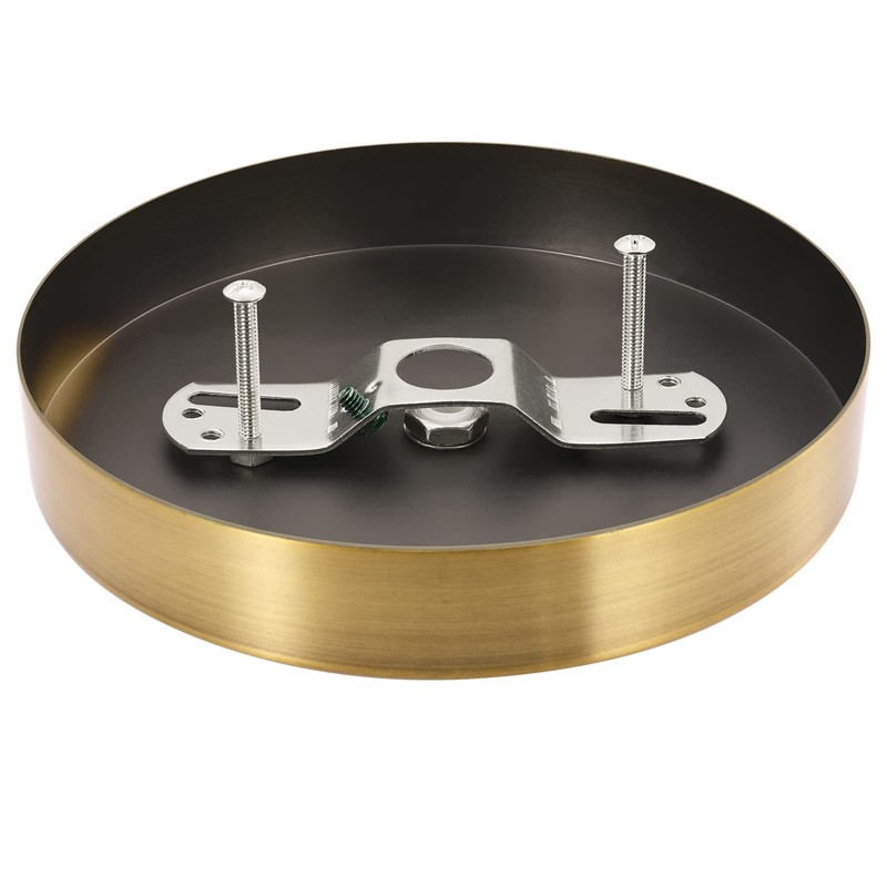 Canomo 6 Inch Antique Brass Ceiling Lighting Canopy Kit Ceiling
