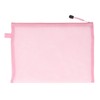 10Pcs Mesh Zipper Pouch Bags, A4 Size Zipper Bags for
