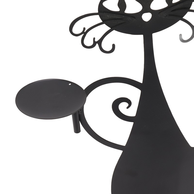 Home Decor Candlestick Durable Cat Candle Holder Decorative Candlestick Holder