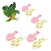 Pet Bird Cute Diaper, Parrot Diaper Flying Costume Reusable Diapers Bird Diapers Flight Suite for Parrots Pigeons Pet Supplies (M Yellow)