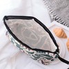 Pebarmnt Cute Animal Lovers Gifts Tropical Sloth Cosmetic Bag Makeup