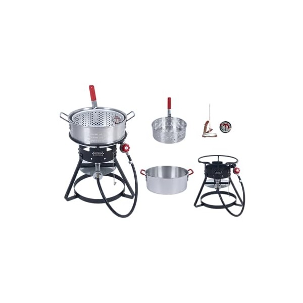 Fire Riot 10 Qt Fish Fryer Kit with Heavy Gauge