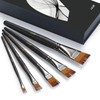 Artify 5 Pcs Professional Grainer Brush Set for Textured Painting