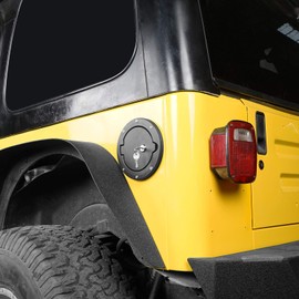 Hooke Road - Tapa para depósito de gasolina y combustible para Jeep Wrangler TJ 1997-2006