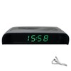 JIANWEI Car Solar Powered LCD Clock, Car Solar Powered LCD