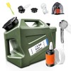 Bonfino Portable Camping Shower with 5 Gallon Water Jug