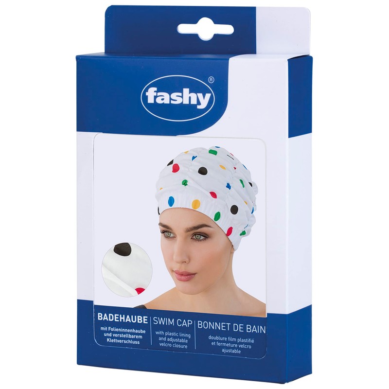 Fashy Luxury Shower Cap Spotty Multi Colour One Size