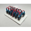 MARINE BOAT WATERPROOF WHITE SWITCH PANEL CIRCUIT BREAKER 6 GANG