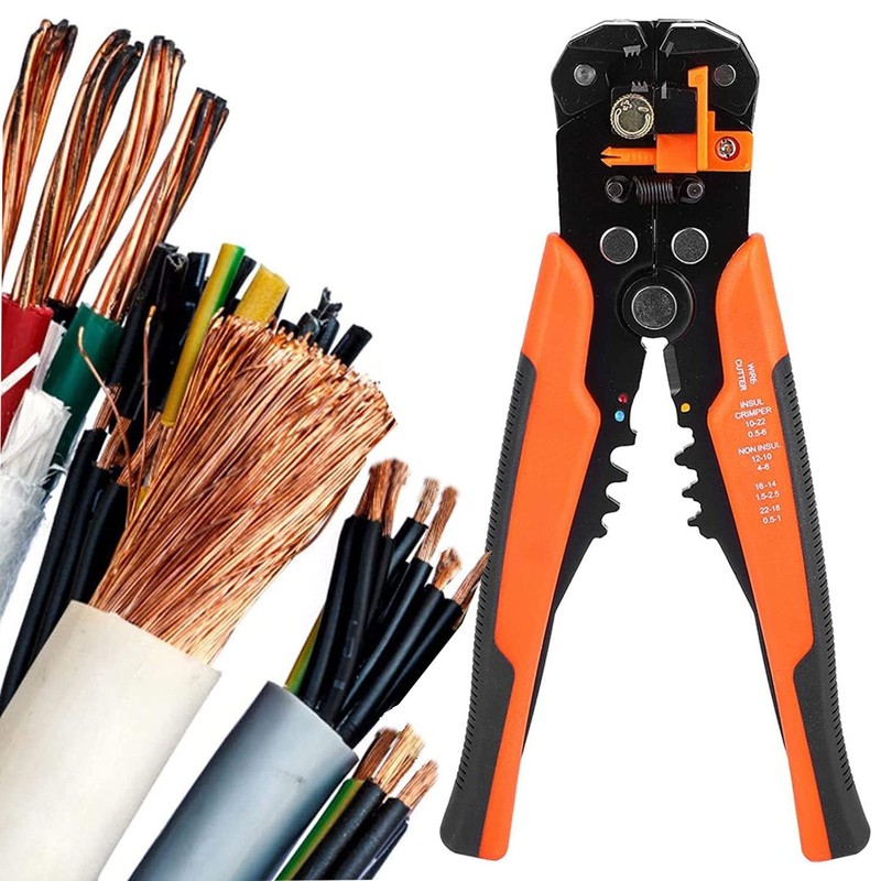 Adjustable Cable Wire Stripper - Automatic Wire Crimping Tool, DIY