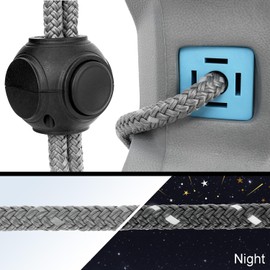 RHINR Boat fenders Boat Bumpers for Docking EVA Portable Boat Fenders for Fishing Boats, Pontoon Boats, Bass and Jet Ski, Upgraded with Easy Install System (2)