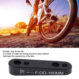 Hapivida Flat Mount Disc Brake Adapter, Mountain Bike Disc Brake Caliper Mount Adapter, Ultralight Disc Brake Mount Adapter for Road Bike (Rear160MM)