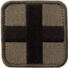 EmbTao Embroidered Medic Cross Tactical Fastener Hook & Loop Patch