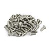 Sourcingmap 50pcs M4 x 9mm Stainless Steel Pan Head Phillips