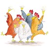 Celebrating Chickens Napkin
