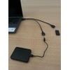 Villageboom USB 2.0 Double Plug Male to 2 Female -