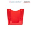 Deflecto Red Portrait A4 Wall Mounted Document Holder - A4