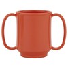 G.E.T. SN-103-RO Rio Orange 8 oz Two Handle Plastic Healthcare