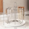 Glass Stand (with Tray) Glass Holder for Draining, Drying Glass,