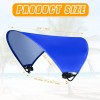 Atvkov Beach Chair Canopy Foldable Chair Umbrella Sun Shade Attachment