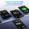 YINOLIFE Smart Scale for Body Weight, 4.3" Color Display Digital