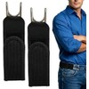 Cinturón sin hebilla unisex – Pack 2 piezas Marrón de