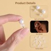 200 Pcs Silicone Earring Backs Pads for Piercing Bump, 3/5/7/9