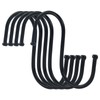JRSHIRLEYLTD 26 Pack S Shaped Hooks, Hanging Hooks, Black Hooks,
