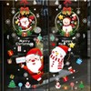 Christmas Decoration Static Cling Window Sticker for Store Displays Free Size/15 10ea