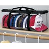 B.W. CAP STORAGE BAG (BLACK) - Polyester, Security Storage Bag, Black, Zipper Closure