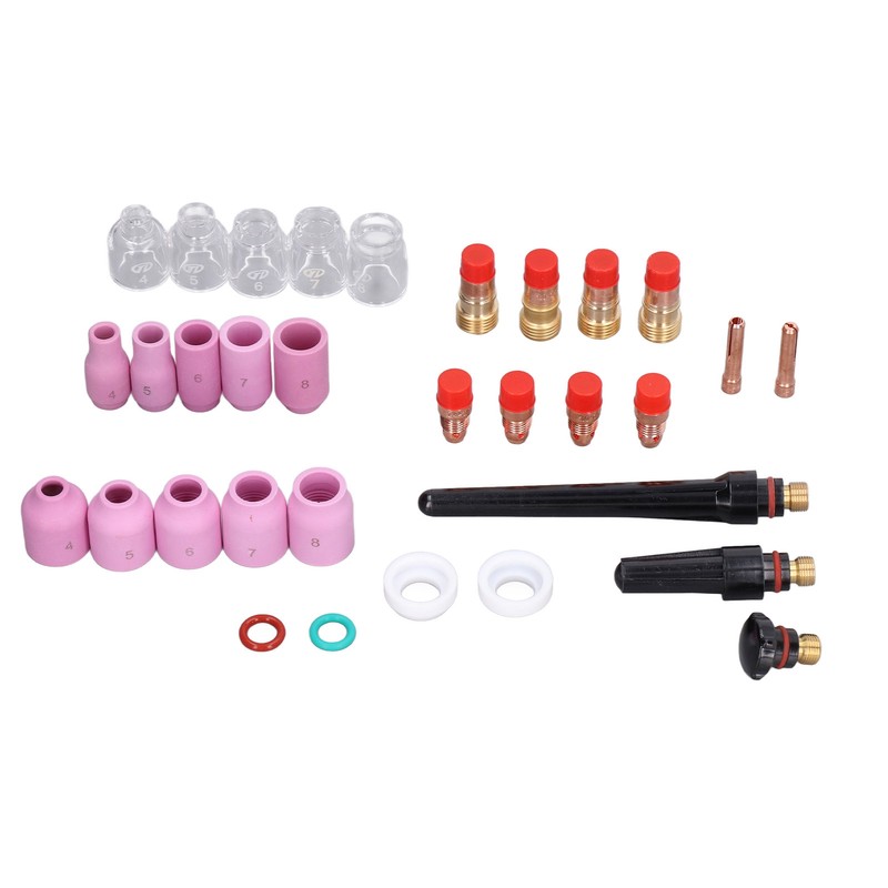 TIG Welding Torch Accessories Glass Cups Gas Lens Chuck Alumina