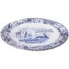 C.R. Gibson TW12-25755 Spode Blue Italia Disposable Paper Dinner Plates,