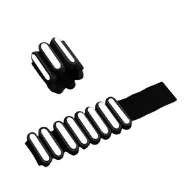 Tedon - Wrist & Ankle Weights - Set of 2 (1LB each), Strength Training, Adjustable Bands for Women & Men for Workouts, Gym, Walking, Dancing, Yoga, Pilates, Aerobics and more (Black and White)