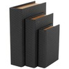 Deco 79 Faux Leather Decorative Box Book Shaped Book Shaped